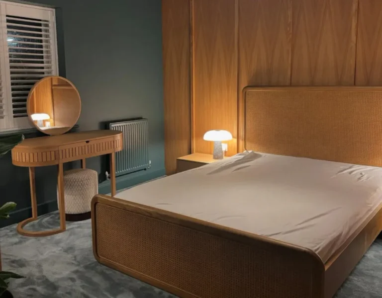 Bespoke bedroom interior fit out at Teasel Way, Lindfield, by Gilbert Construction